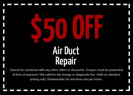 Discount on Air Duct Repair
