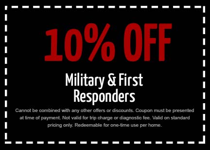 Discount for Military and First Responders