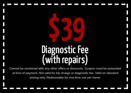 Discount on Diagnostic Fee (with repairs)